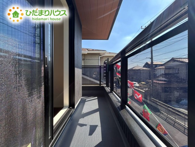 上尾市原市0631①　新築戸建　01のバルコニー