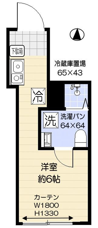 リーフ江北の間取り