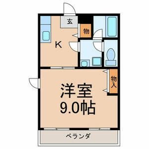 ベイサイドヒルズＫの間取り