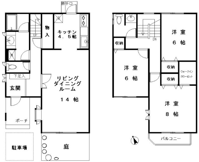 【間取り】 | ツインハイムT