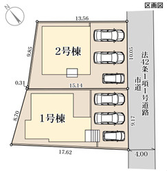 リーブルガーデン那覇市山下町の区画図