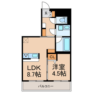 H&K KASHIWA HILLSの間取り