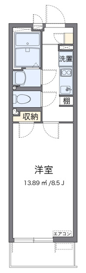 【間取り】 | クレイノレジデンス矢上
