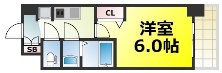 【間取り】 | グランカリテ九条南　仲介手数料無料