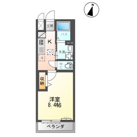 ＬＡＴＥＳＴ　ＷＩＮＤ（レイテスト　ウインド）の間取り