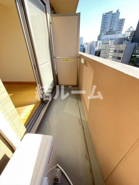千代田区飯田橋２丁目の賃貸マンションのバルコニー