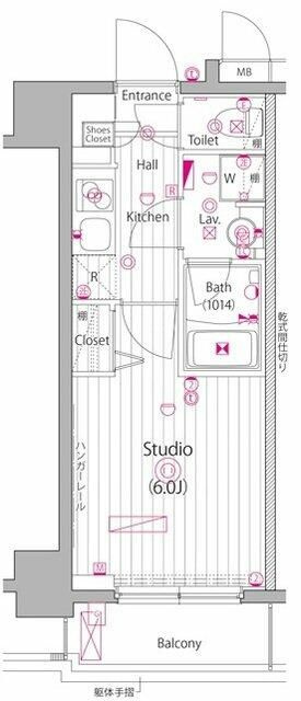 ガーラ・グランディ池袋の間取り|間取りです。