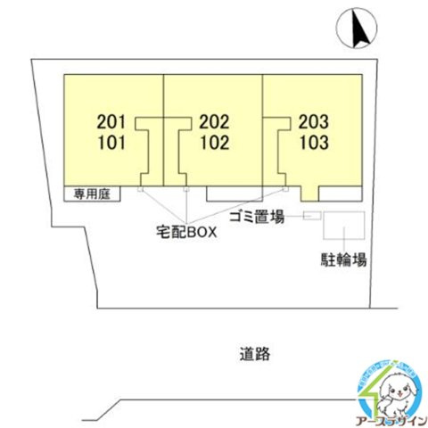 Monarch.A.西明石の区画図