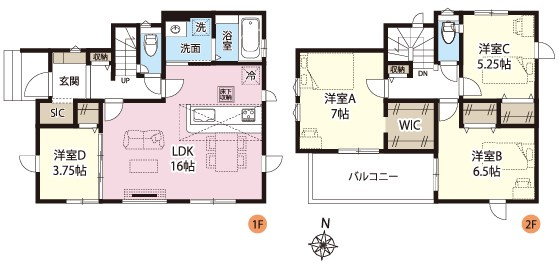 新座市馬場2丁目　新築一戸建　東武東上線　朝霞台