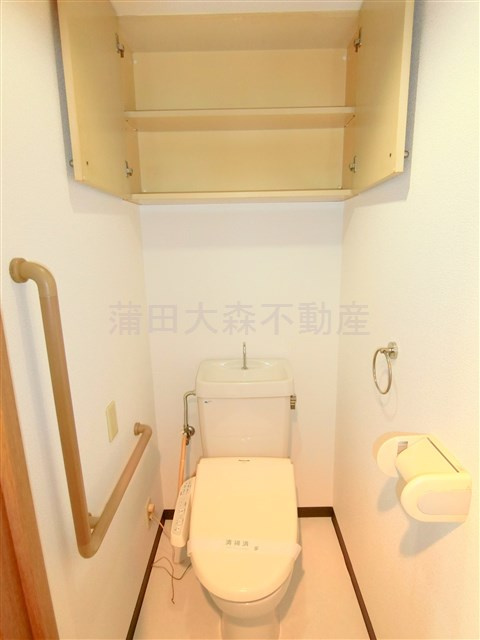 JOSハイツ多摩川のトイレ|温水洗浄便座付きのトイレ　