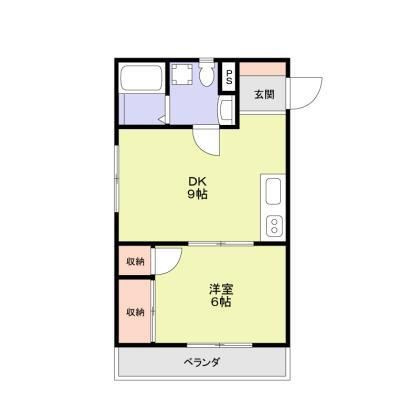 フラワーパレス参番館の間取り|間取りです。