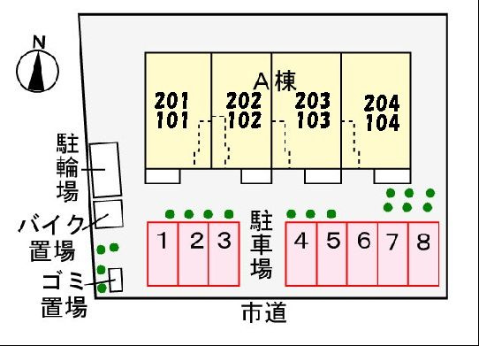 アヴァンツァートの区画図