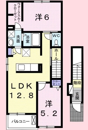 アルドーレBの間取り