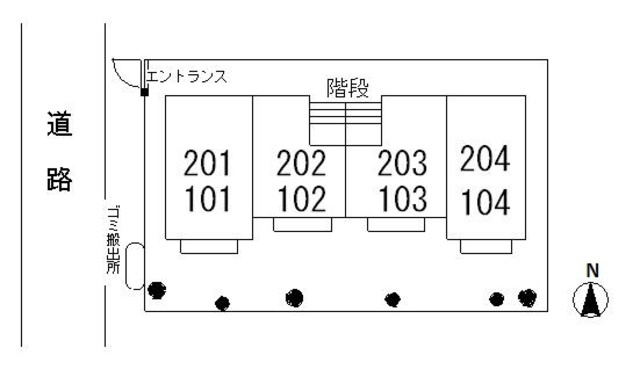 コートロベリアの区画図