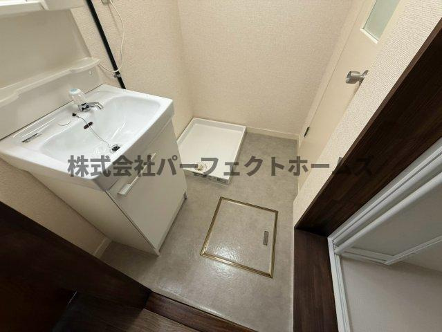 家具町ハイツのその他|脱衣場です