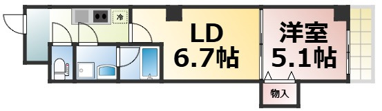 【間取り】 | inizio大今里　仲介手数料無料