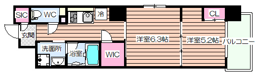 【間取り】 | ネットフローラ阿波座