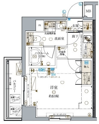 クレヴィスタ大島Ⅰの間取り