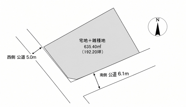 【土地図】 | 売土地　岡山市北区御津新庄2869番181,182,183