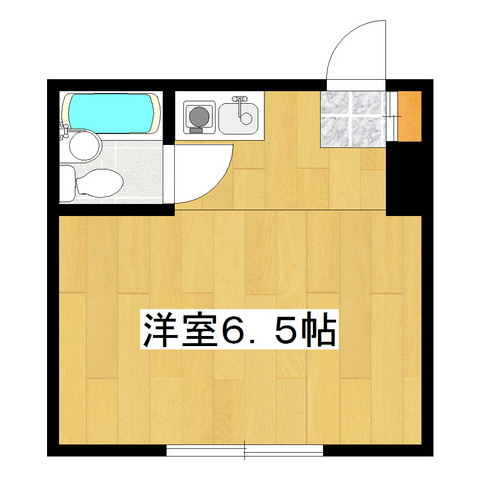 レジデンスカープ新小岩の間取り|広めの居室６．５帖！