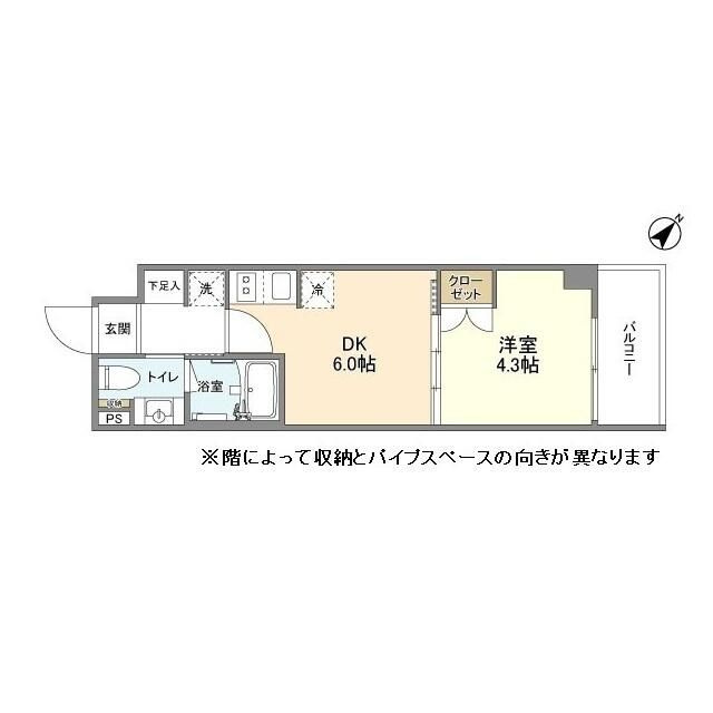 YSレジデンス代田橋の間取り