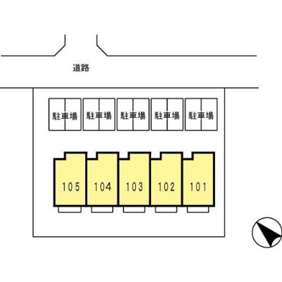 【区画図】 | ドミールＢ