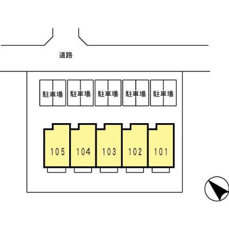 【区画図】 | ドミールＢ
