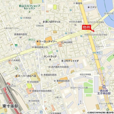 【地図】 | シャロン神谷陸橋