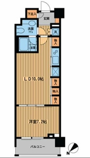 【間取り】 | プライムアーバン日本橋横山町
