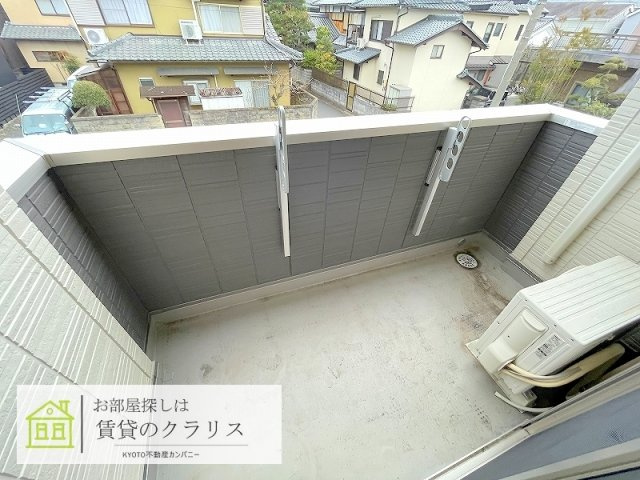 リアン今里のバルコニー