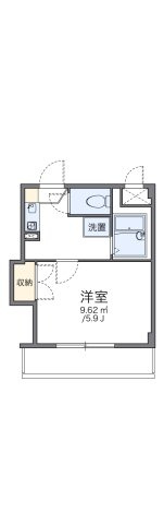 レオパレス楠の間取り