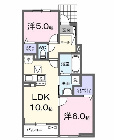 サンコンフォートの間取り