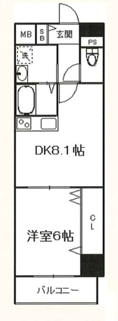 コルテ浅草寿の間取り|間取りです。