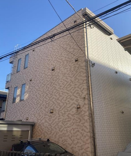 川崎市多摩区宿河原６丁目のアパートの外観