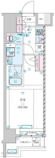 ジェノヴィア新子安の間取り