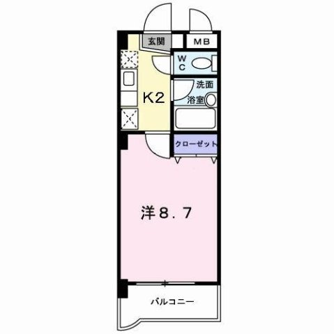 ソレイユ・ヒロ・上水前寺の間取り