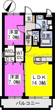 【間取り】 | エスポワール・ソワ