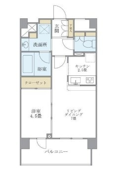 プレミアコンフォート西荻窪の間取り|間取りです。