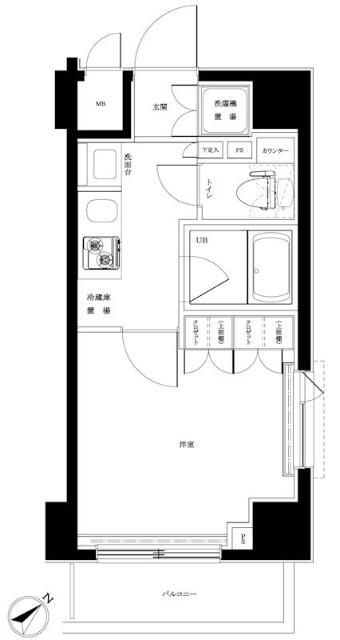 ルーブル横濱反町の間取り