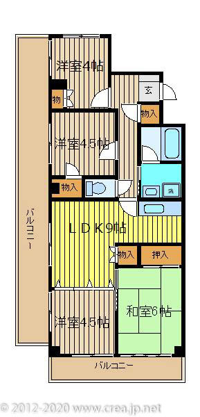 クレストみずほ台の間取り