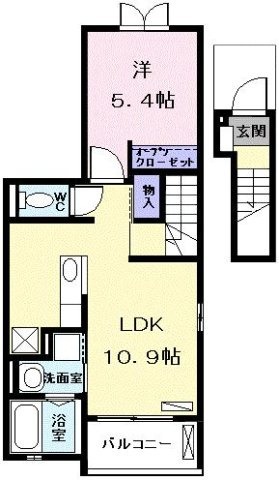 アリーヴィオⅢノースの間取り