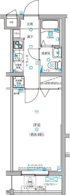 グランドエグザ親水公園Ⅰの間取り|間取りです。