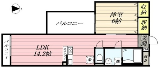 ヴェルデ東久留米の間取り