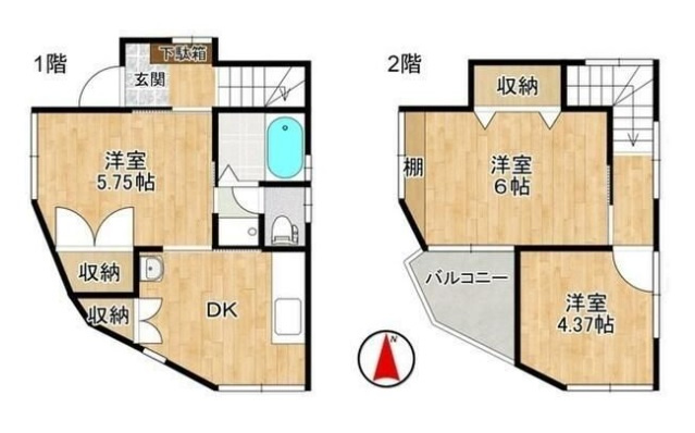 西六郷3丁目戸建の間取り|間取り