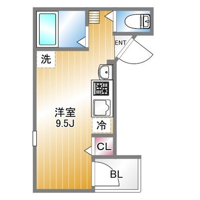 グランクオール大崎の間取り|間取りです。