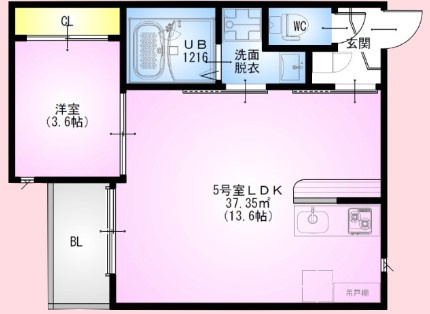 REGALEST 東大宮の間取り