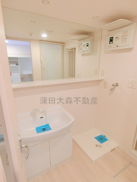 シエールグラン久が原の洗面所|脱衣洗面所　独立洗面台　洗濯機置き場