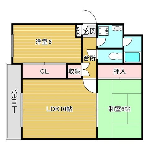 サクシード甲子園の間取り