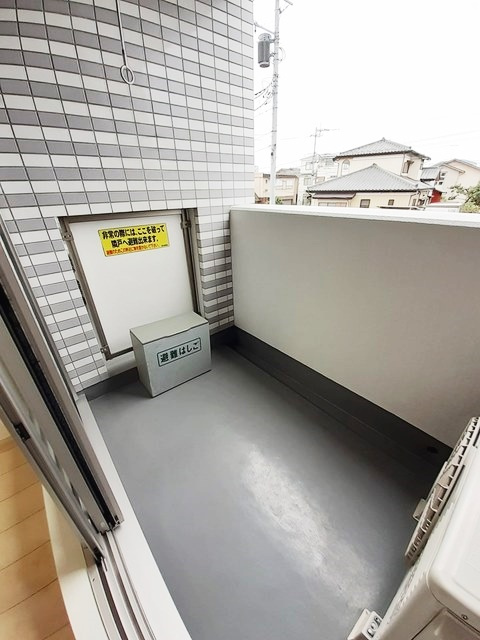 プラシードRのバルコニー