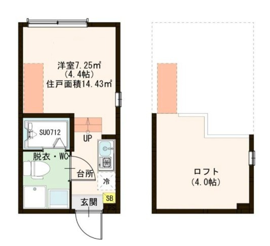 Ｌａ　Ｃｉｅｌ　Ⅱの間取り